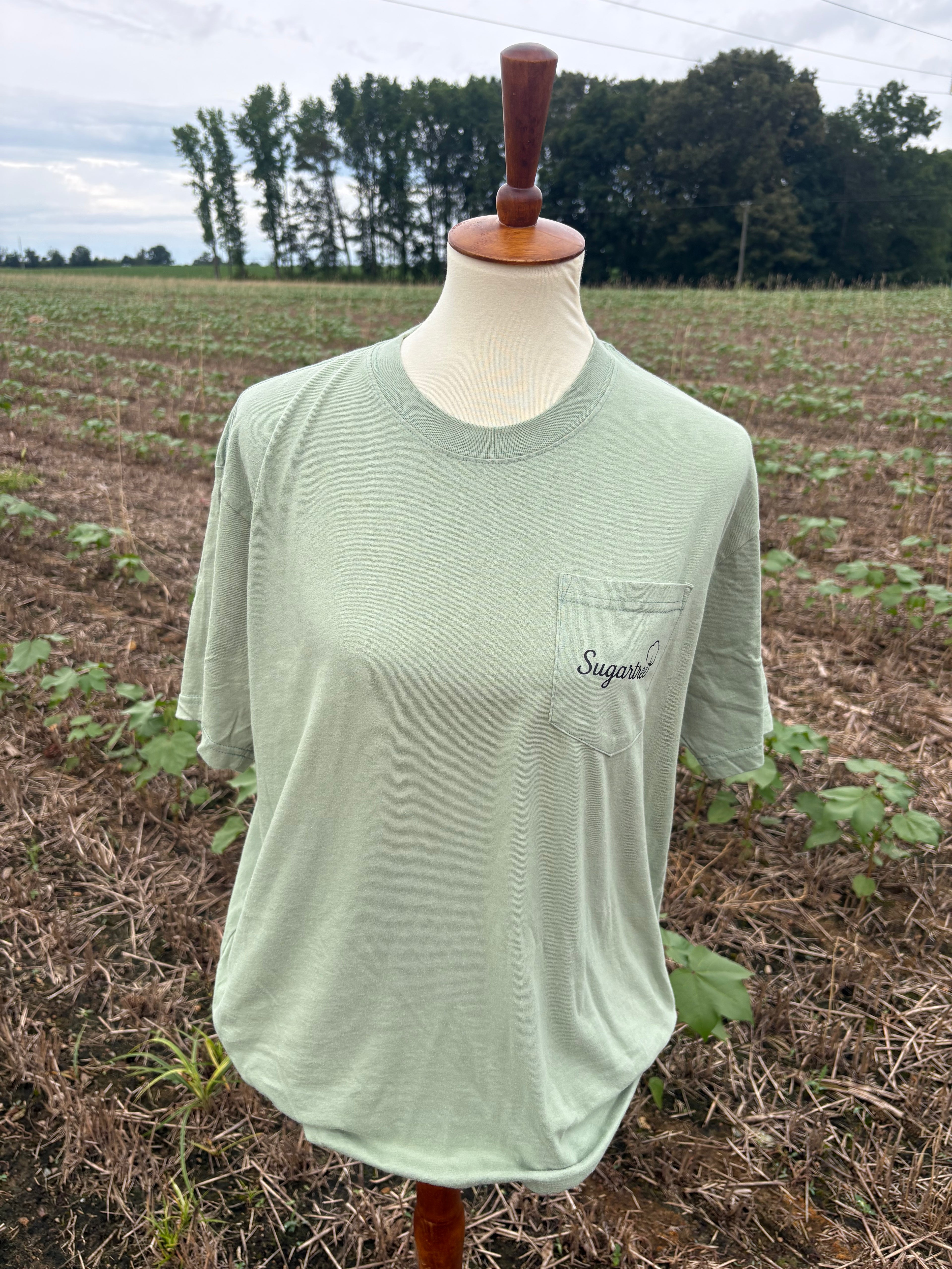 "Support American Cotton Farmers" Pocket Tee