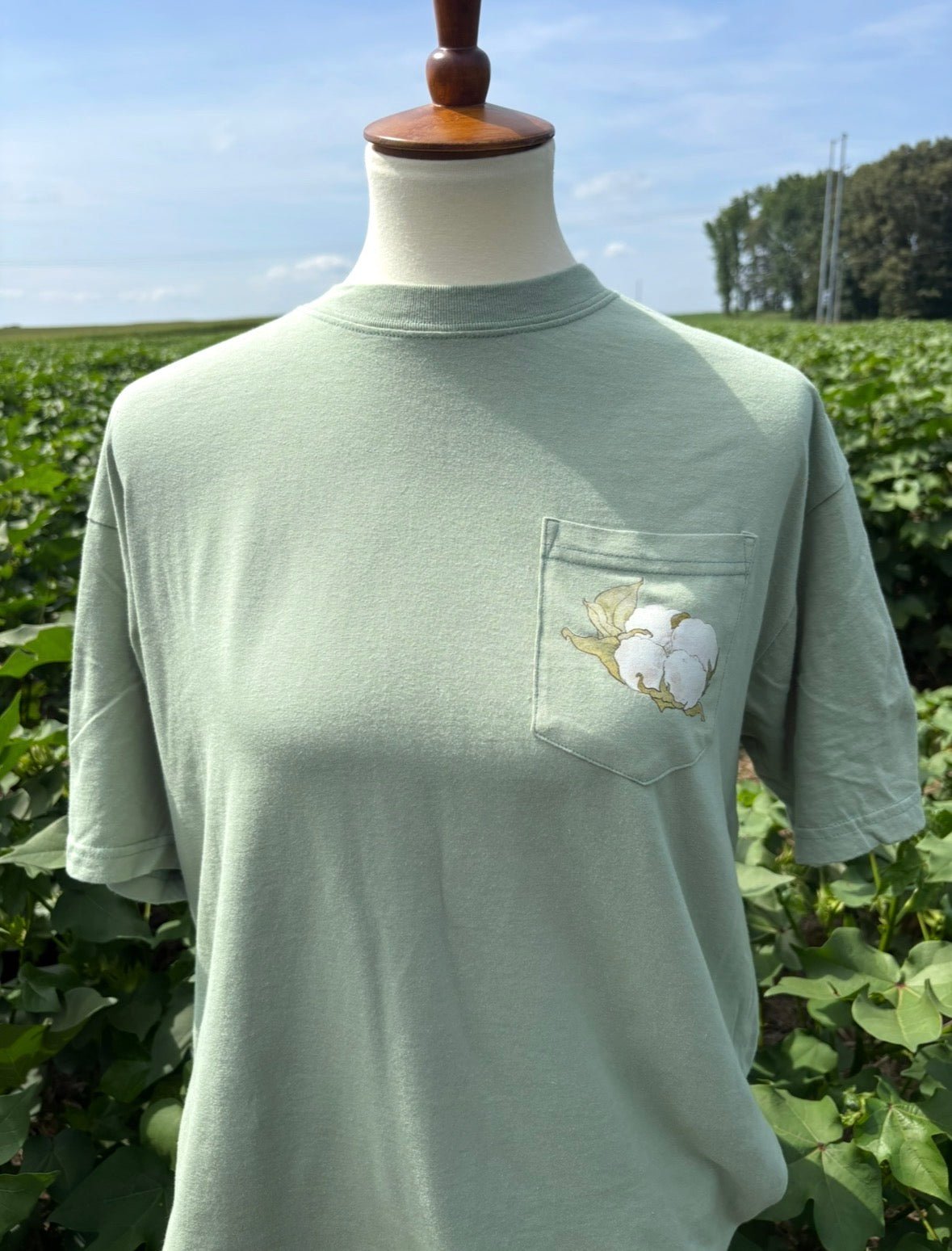 Fiber with a Focus Pocket Tee